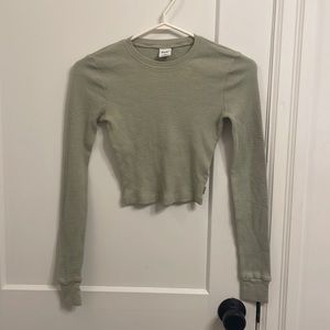 size 2xs waffle texture TNA long sleeve